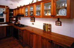 Solid store timber cabinet