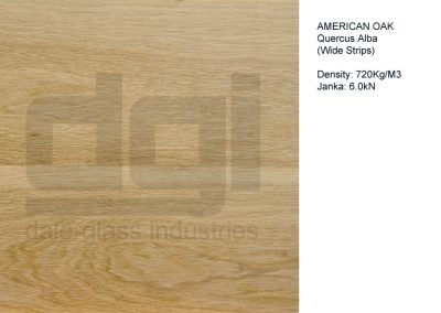 American Oak (wide strips)